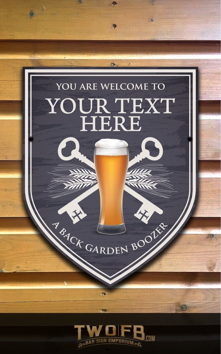 The Lock Down Bar Personalised Bar Sign Custom Signs from Twofb.com pub sign design