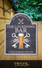 Load image into Gallery viewer, Lock In Bar | Personalised Bar Sign | Cross Keys Pub Sign
