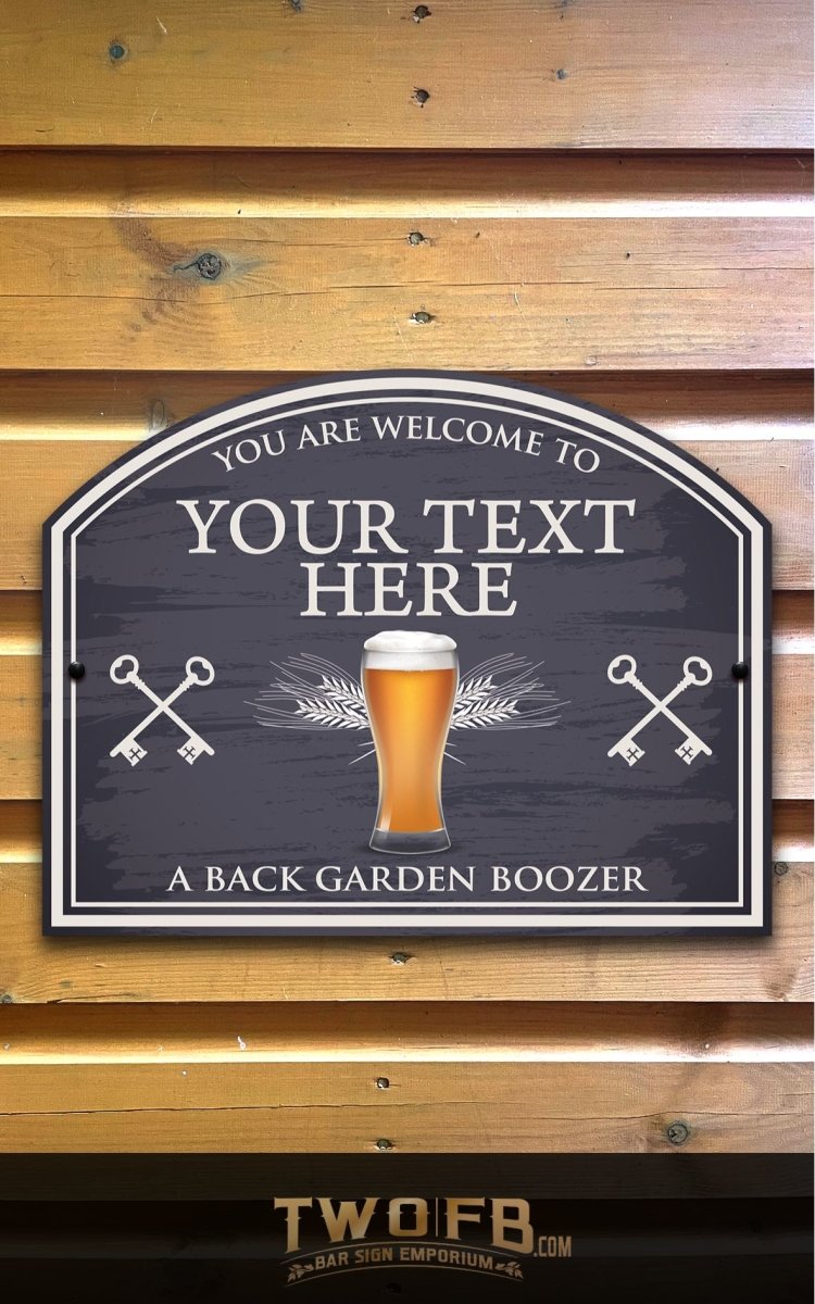 The Lock Down Bar Personalised Bar Sign Custom Signs from Twofb.com pub signs UK