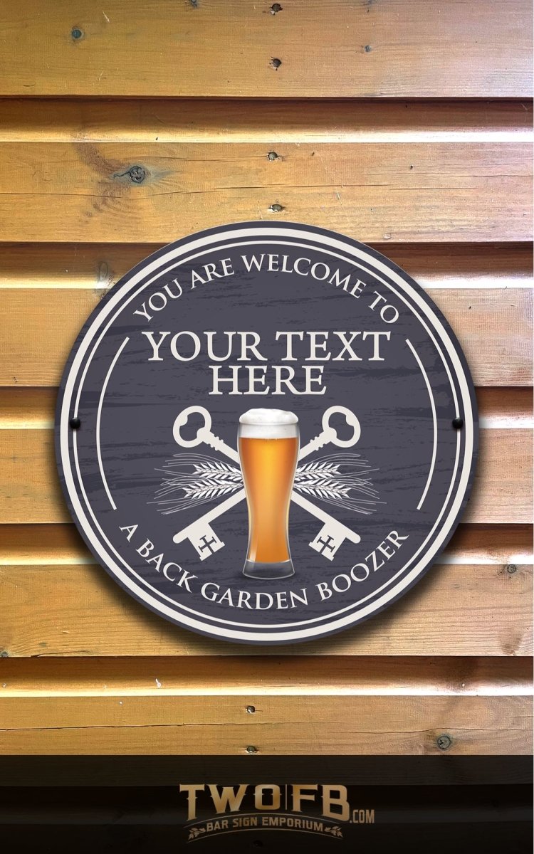 The Lock Down Bar Personalised Bar Sign Custom Signs from Twofb.com personalsied bar sign