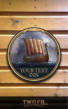Load image into Gallery viewer, The Longship Inn Personalised Bar Sign Custom Signs from Twofb.com signs for bars
