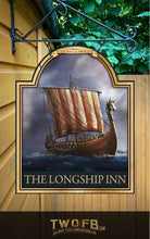 Load image into Gallery viewer, Longship Inn | Personalised Bar Sign | Viking Pub Sign
