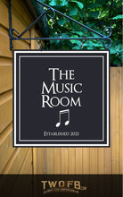 Load image into Gallery viewer, Music Room | Personalised Bar Sign | Pub Sign Design
