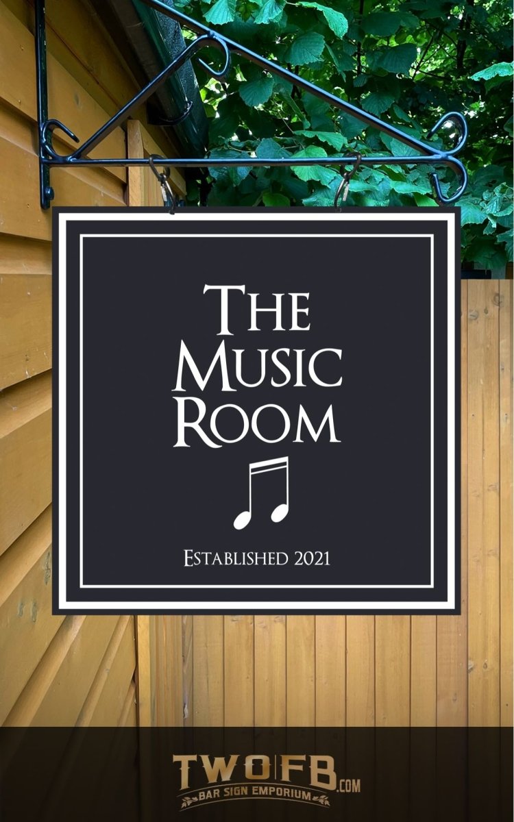 Music Room | Personalised Bar Sign | Pub Sign Design
