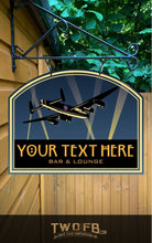 Load image into Gallery viewer, The Night Raid Personalised Bar Sign Custom Signs from Twofb.com Hanging Pub Signs
