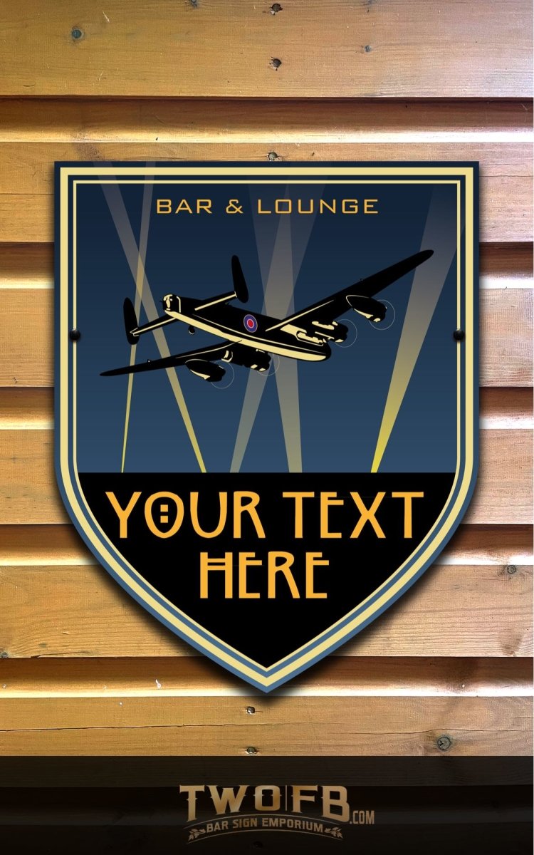 The Night Raid Personalised Bar Sign Custom Signs from Twofb.com Pub signs made to order