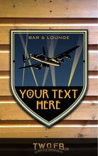 Load image into Gallery viewer, The Night Raid Personalised Bar Sign Custom Signs from Twofb.com Pub signs made to order
