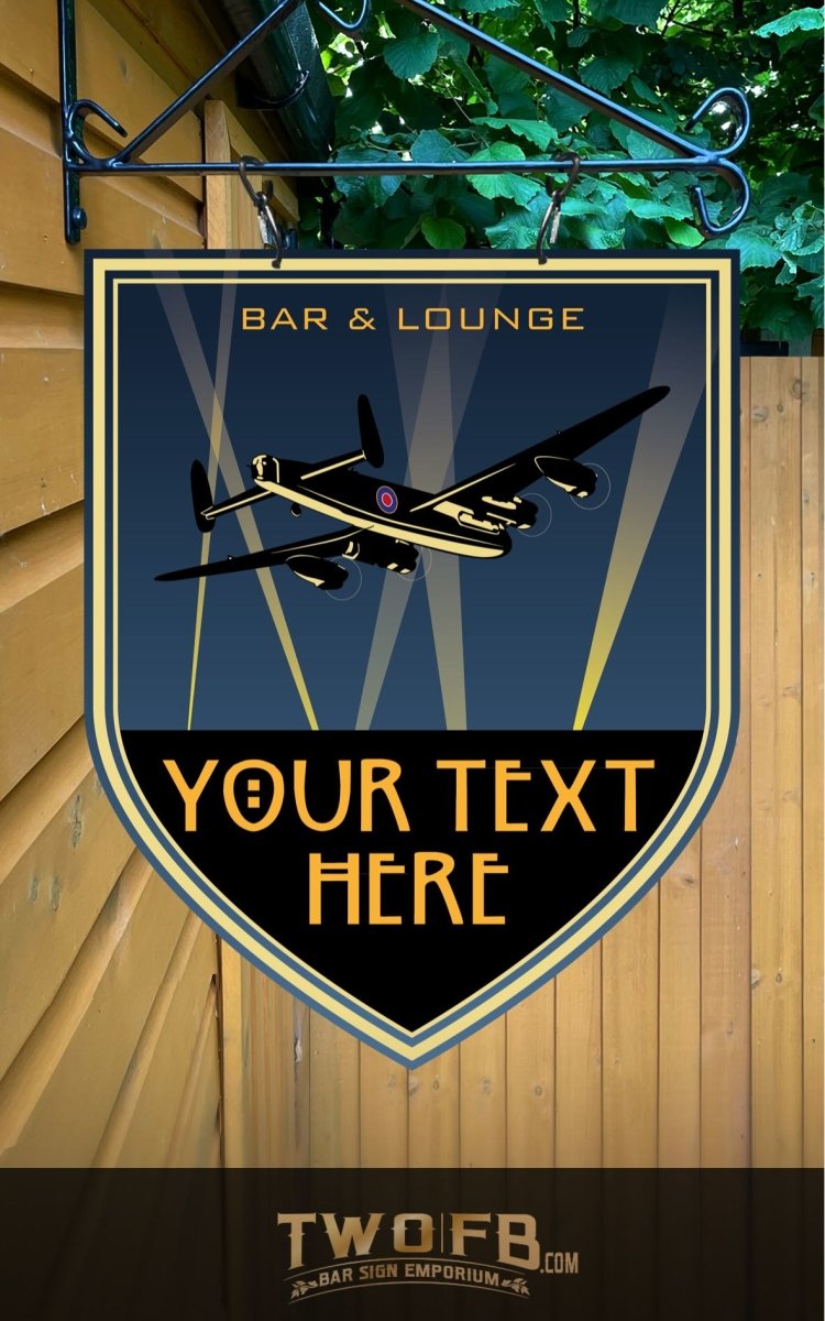The Night Raid Personalised Bar Sign Custom Signs from Twofb.com Pub Sign Design