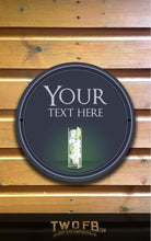 Load image into Gallery viewer, The No One Gin Bar Personalised Bar Sign Custom Signs from Twofb.com Personalised bar signs
