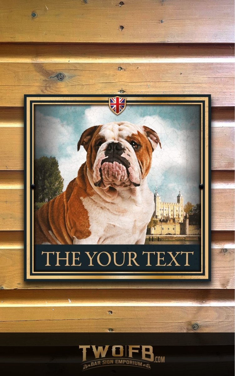 Old Bull | Personalised Bar Sign | Pub Sign | Dog House – Two Fat ...