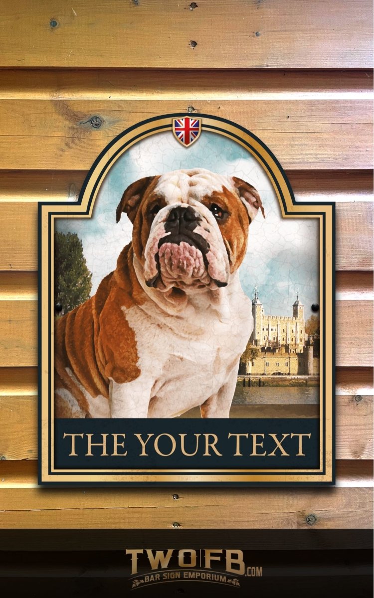 Old Bull | Personalised Bar Sign | Pub Sign | Dog House – Two Fat ...