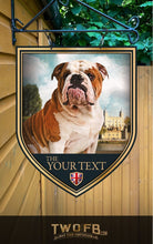 Load image into Gallery viewer, The Old Bull Personalised Bar Sign Custom Signs from Twofb.com Home bar sign - Dog House
