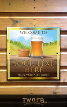 Load image into Gallery viewer, The Pie and Pint Personalised Bar Sign Custom Signs from Twofb.com bar signs custom
