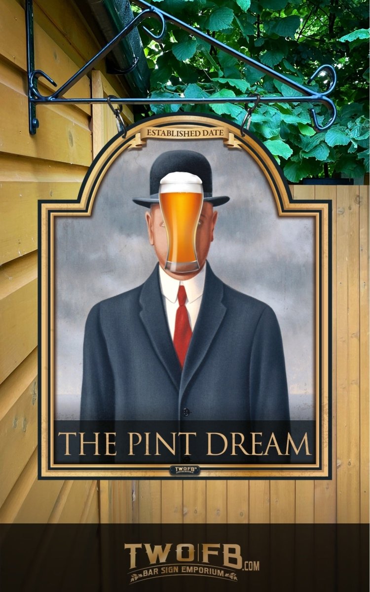The Pint Dream | Personalised Bar Sign | British Pub Sign