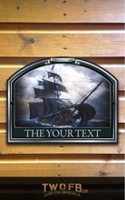Load image into Gallery viewer, The Pirates Arms Personalised Bar Sign Custom Signs from Twofb.com home bar signs UK
