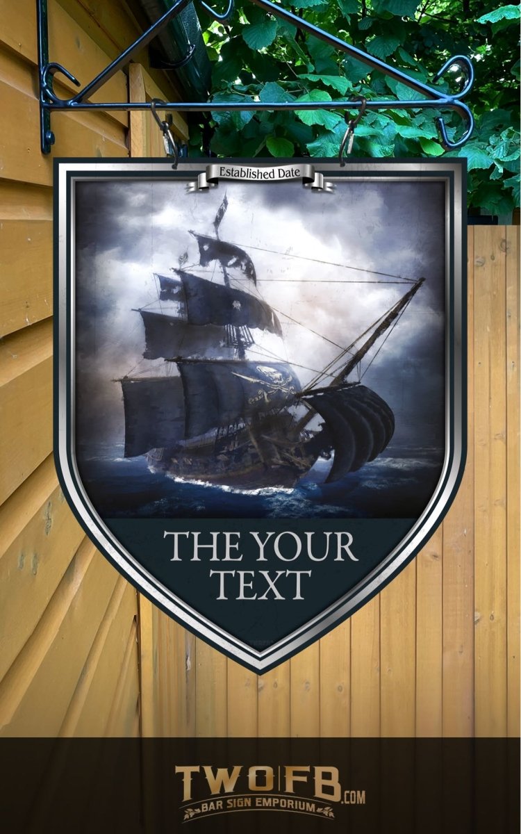 The Pirates Arms Personalised Bar Sign Custom Signs from Twofb.com Custom bar signs