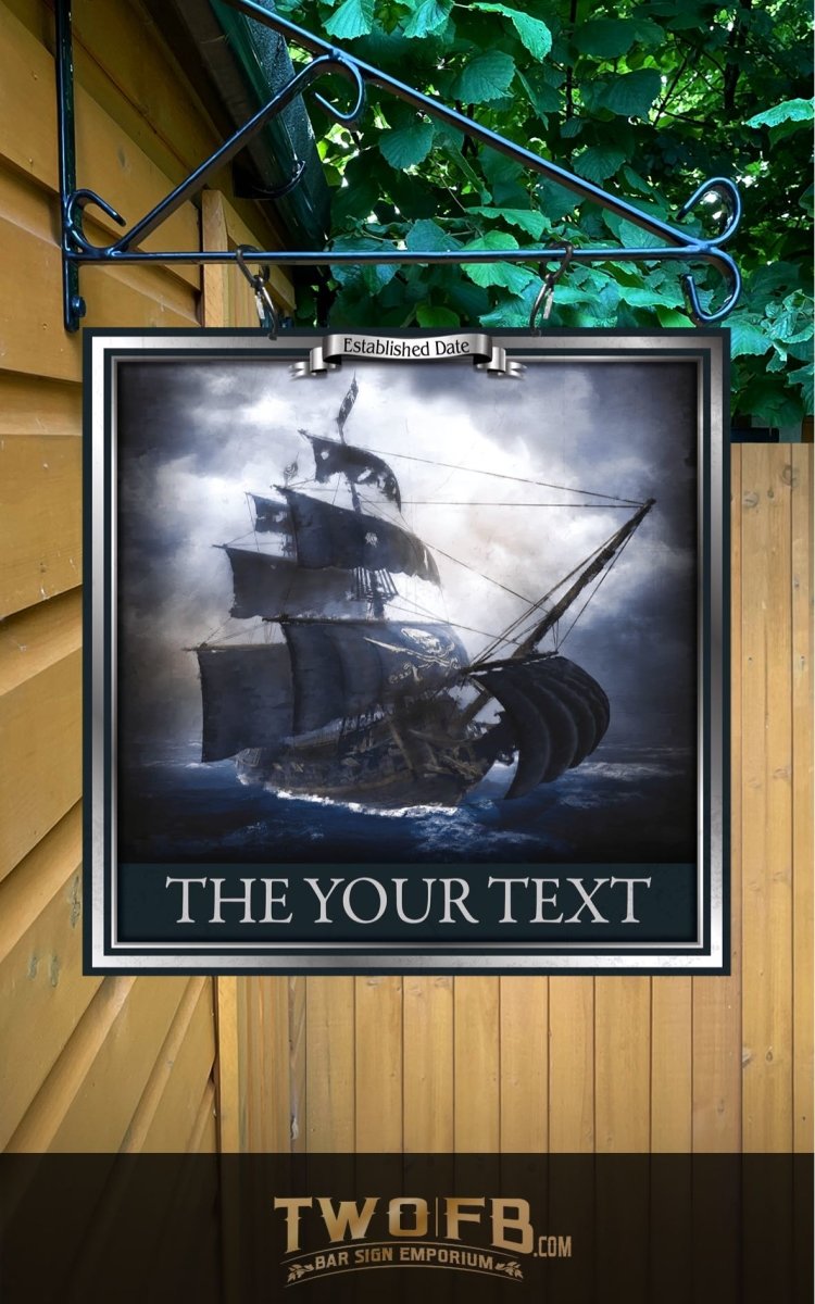 The Pirates Arms Personalised Bar Sign Custom Signs from Twofb.com Personalised pub signs