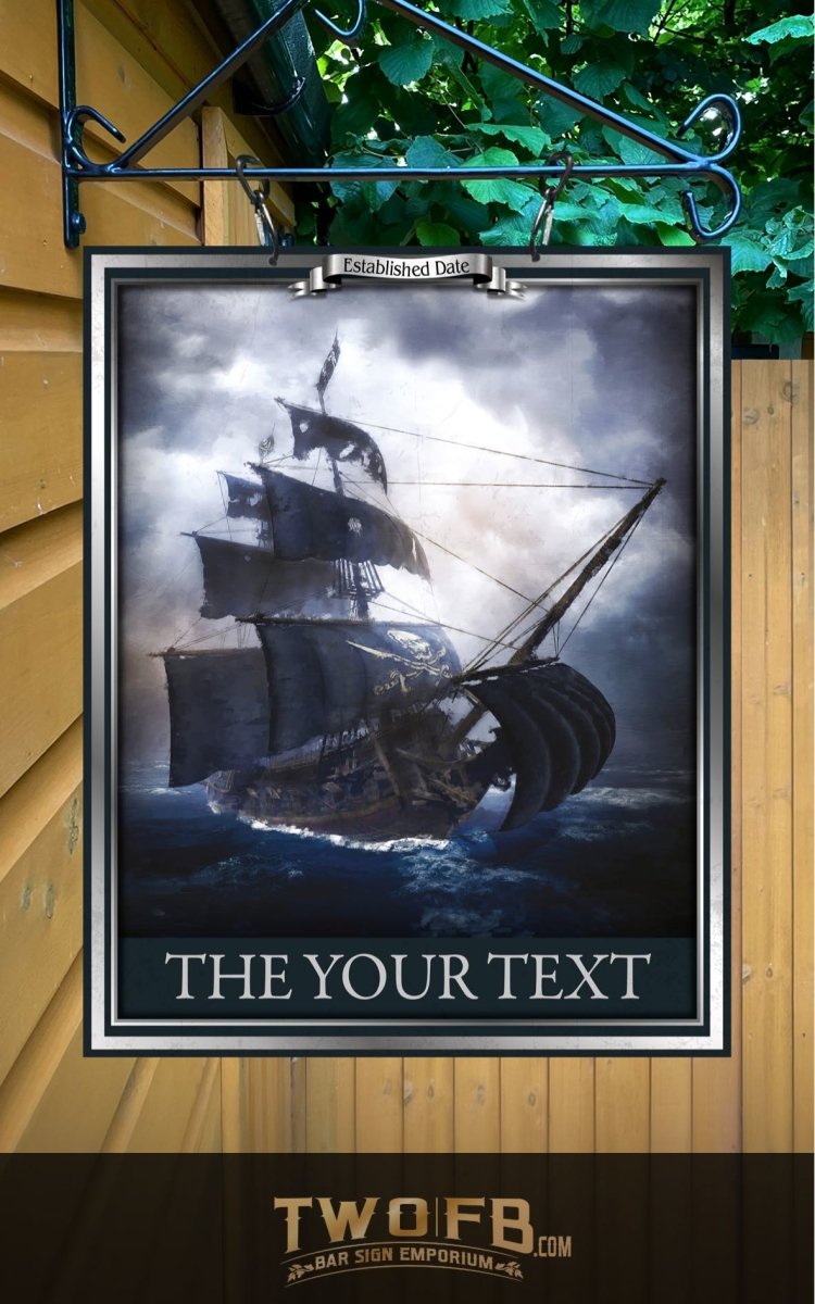 The Pirates Arms Personalised Bar Sign Custom Signs from Twofb.com Home pub signs