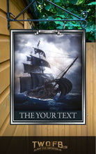 Load image into Gallery viewer, The Pirates Arms Personalised Bar Sign Custom Signs from Twofb.com Home pub signs
