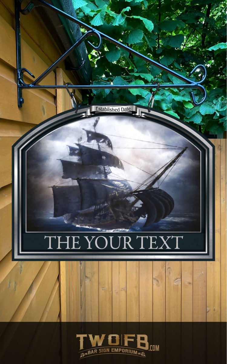 The Pirates Arms Personalised Bar Sign Custom Signs from Twofb.com Outdoor bar signs