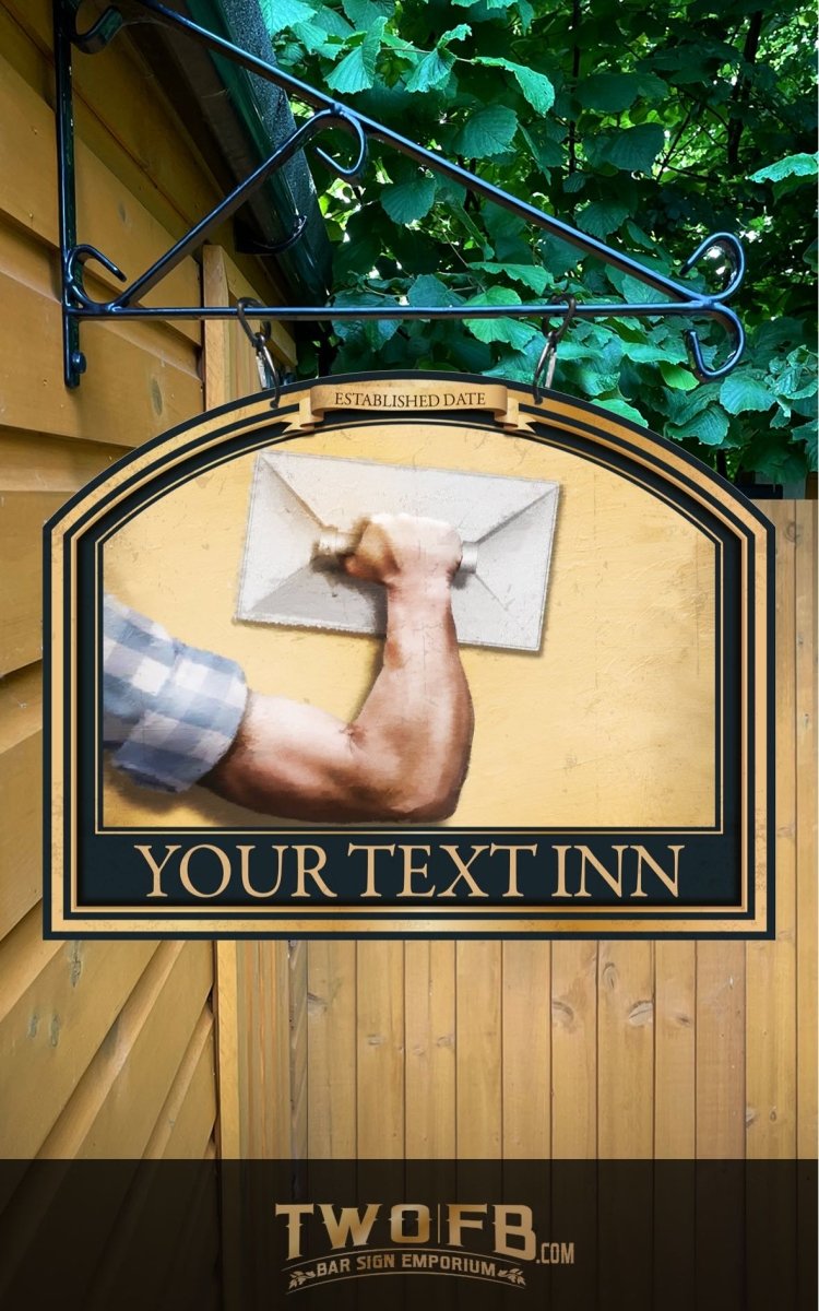 The Plasterers Arms Personalised Bar Sign Custom Signs from Twofb.com Bar signs custom