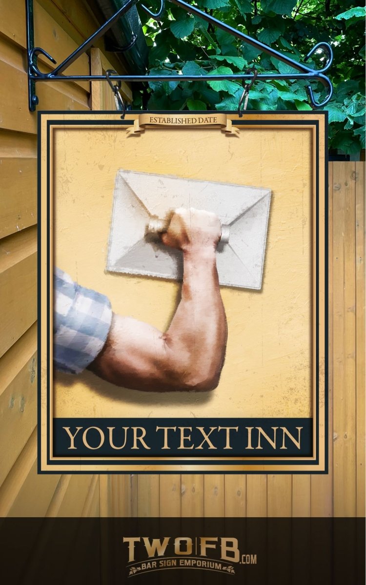 The Plasterers Arms Personalised Bar Sign Custom Bar Signs from Twofb.com Hanging pub signs