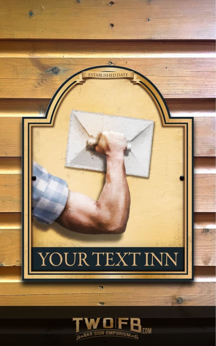 The Plasterers Arms Personalised Bar Sign Custom Signs from Twofb.com bar signs UK