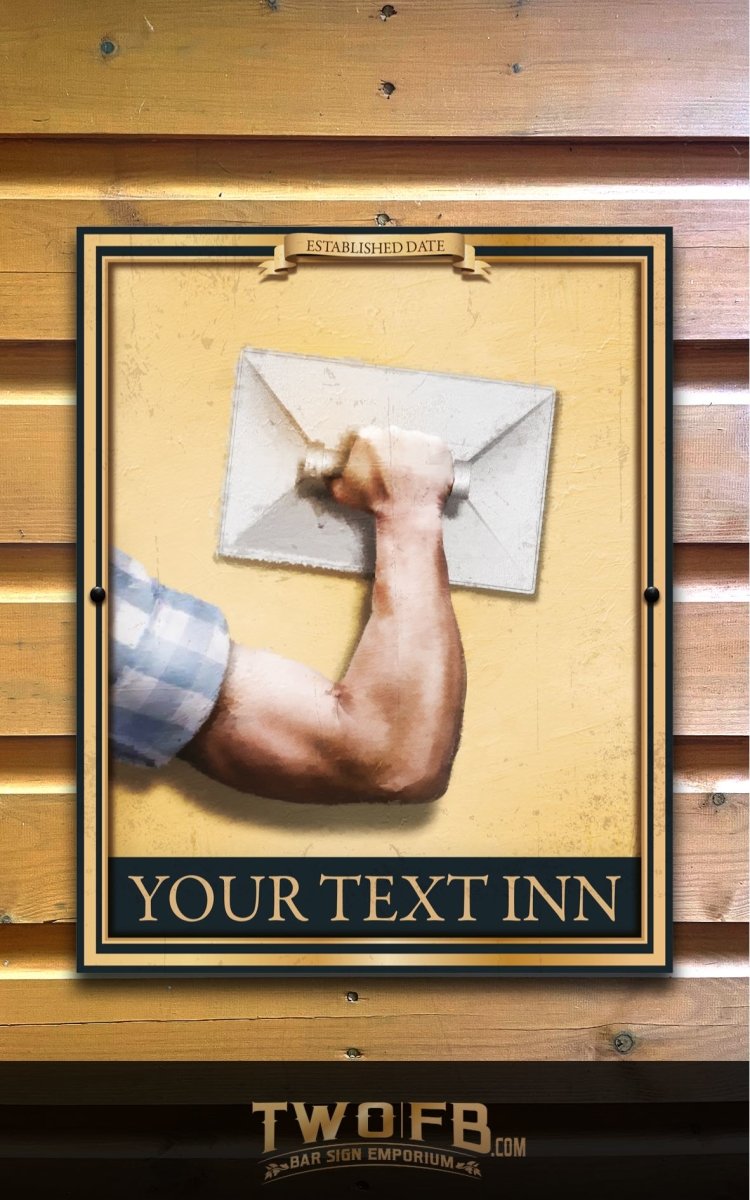 The Plasterers Arms Personalised Bar Sign Custom Bar Signs from Twofb.com Pub Signs