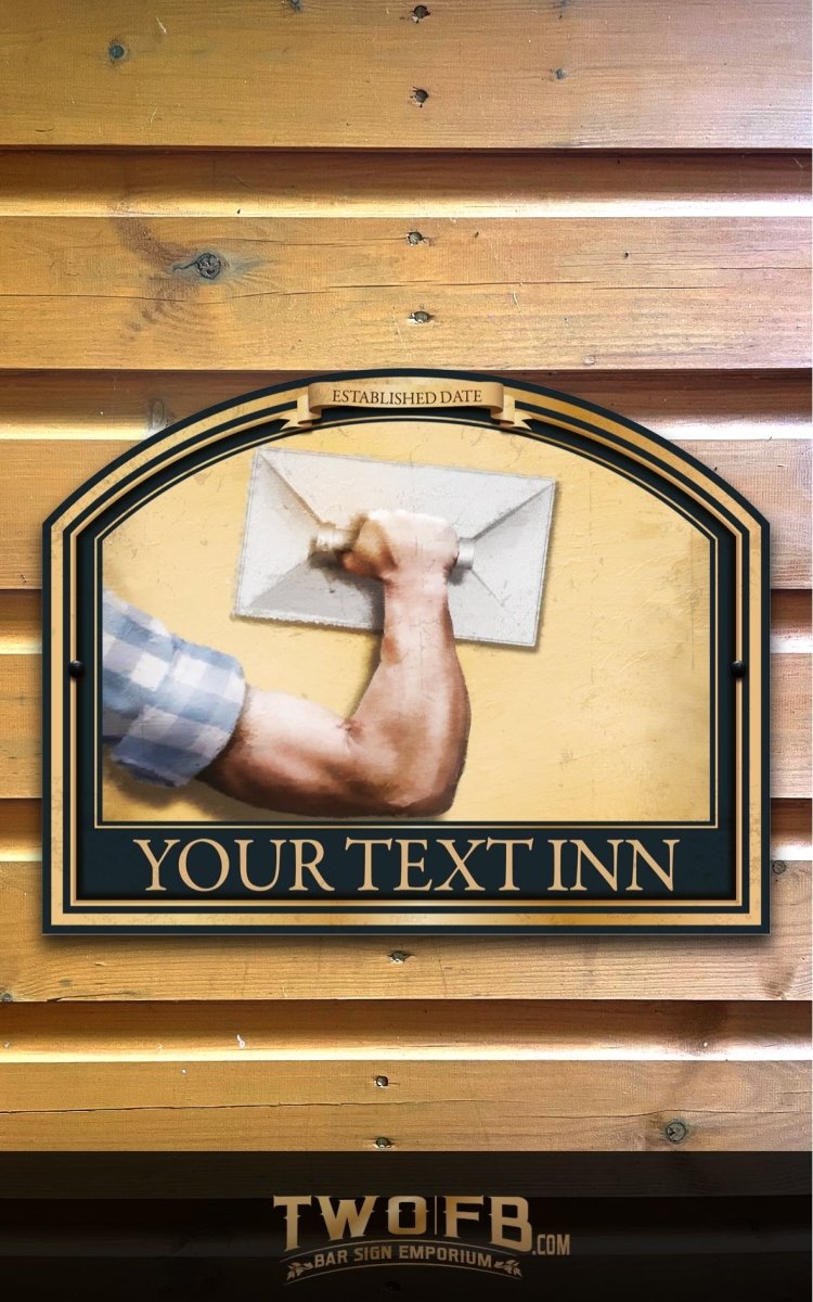 The Plasterers Arms Personalised Bar Sign Custom Signs from Twofb.com signs for bars