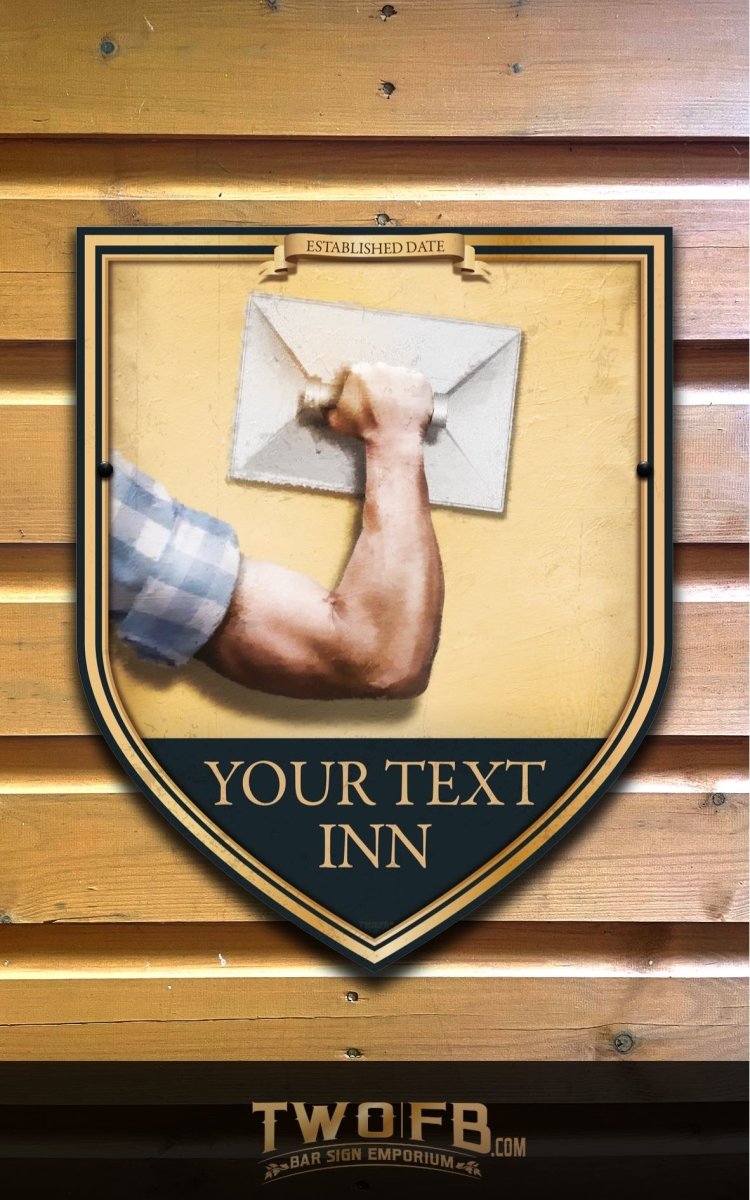 The Plasterers Arms Personalised Bar Sign Custom Pub Signs from Twofb.com pub signs made to order