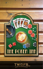 Load image into Gallery viewer, The Poker Inn Personalised Bar Sign Custom Signs from Twofb.com Pub bar signage
