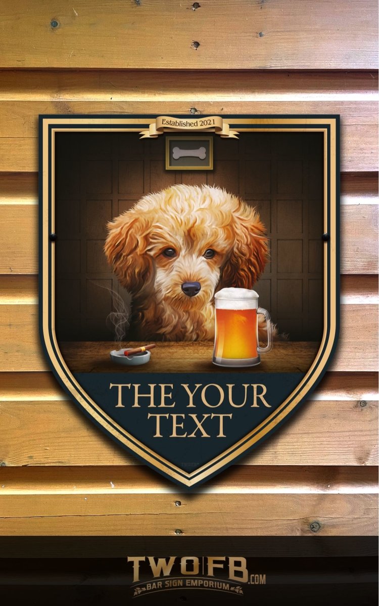 The Pooch & Pint Personalised Bar Sign Custom Signs from Twofb.com signs for bars