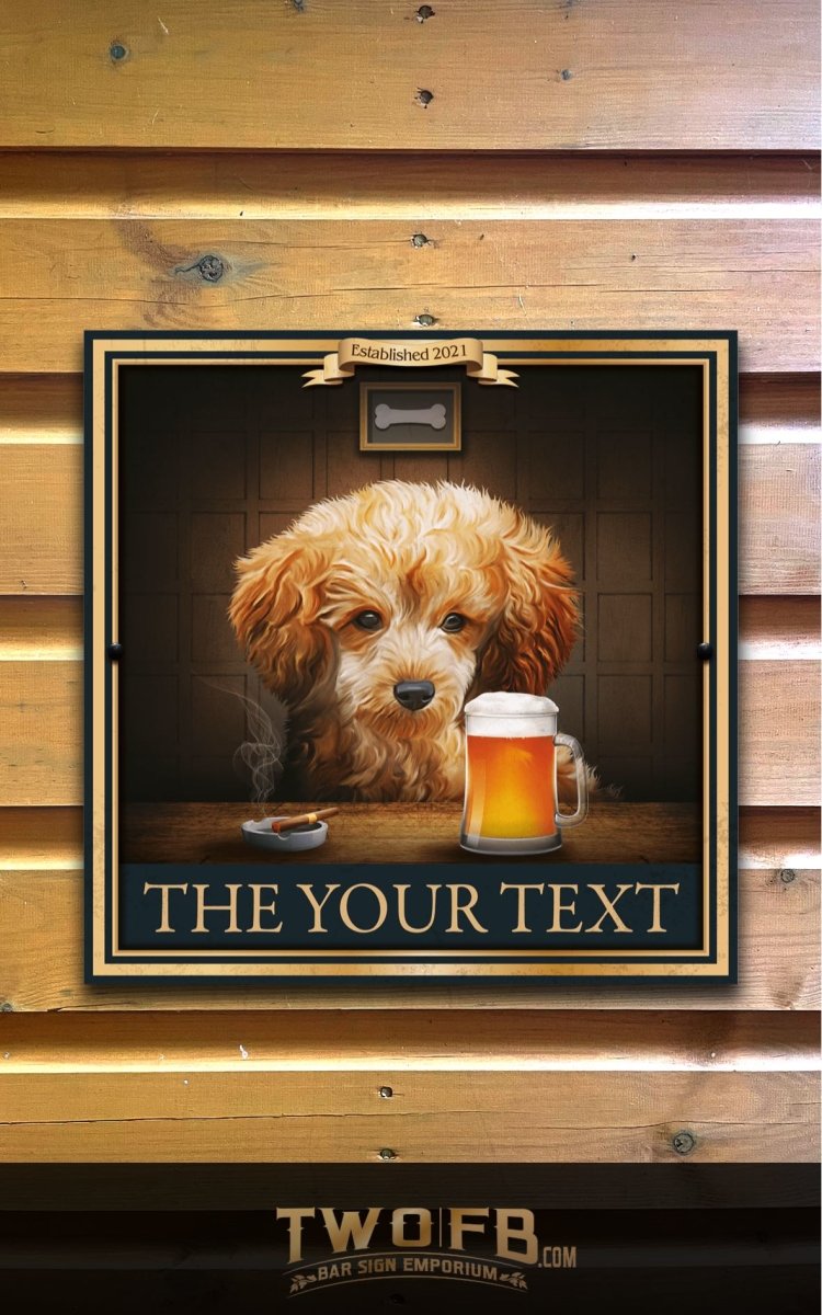 The Pooch & Pint Personalised Bar Sign Custom Signs from Twofb.com personalised bar signs