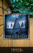 Load image into Gallery viewer, The Potters Inn Personalised Hanging Pub Sign Custom Signs from Twofb.com Pub signs made to order

