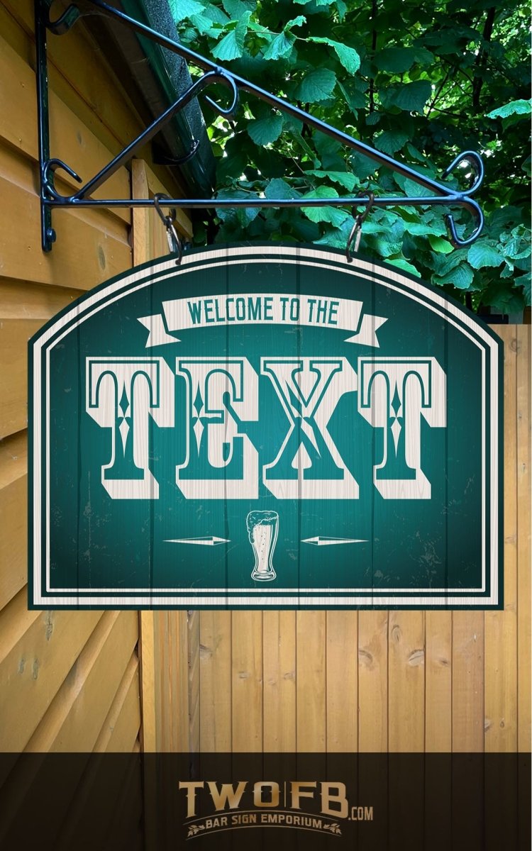 The Pub Personalised Bar Sign Custom Signs from Twofb.com Bar signs UK