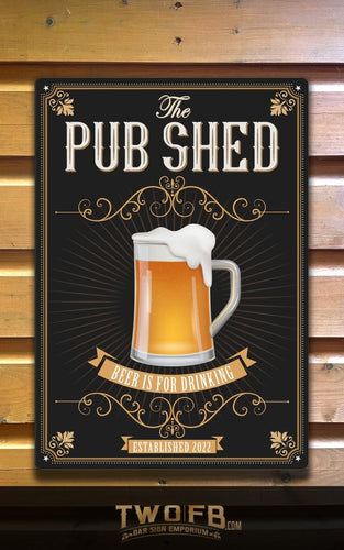 Pub Shed | Budget Bar Sign | Home Pub Sign
