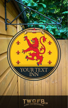 Load image into Gallery viewer, The Red Lion Inn Pub Sign,Bar Sign, hanging bar sign
