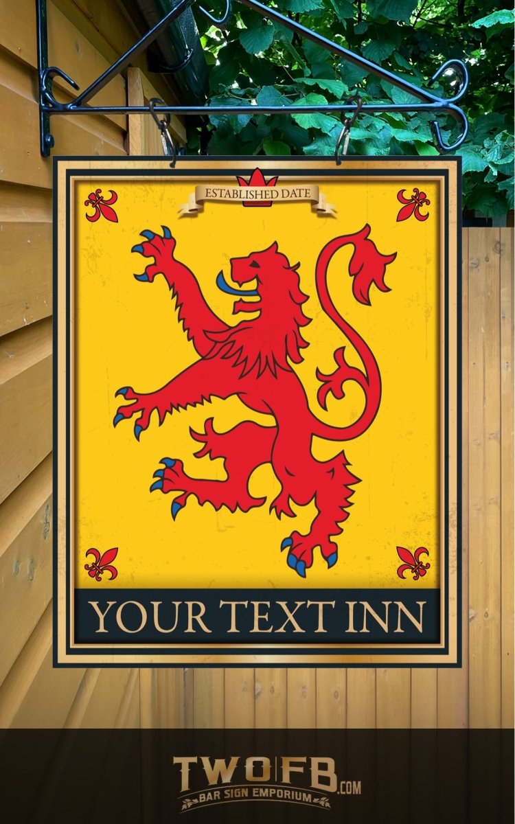 The Red Lion Inn Personalised Bar Sign Custom Signs from Twofb.com signs for bars