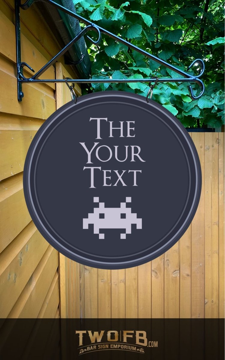 The Retro Gamer Personalised Bar Sign Custom Signs from Twofb.com signs for bars