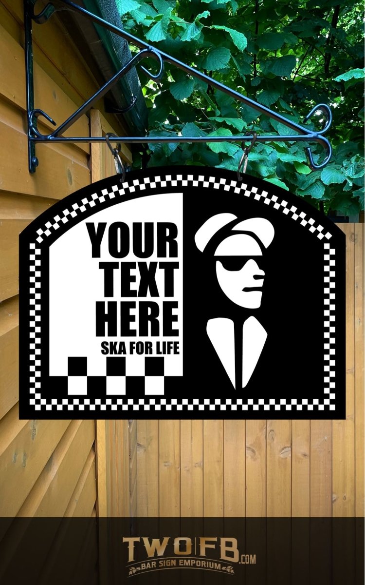 The Rude Boys Return Personalised Bar Sign Custom Signs from Twofb.com Two Tone Home bar signs UK