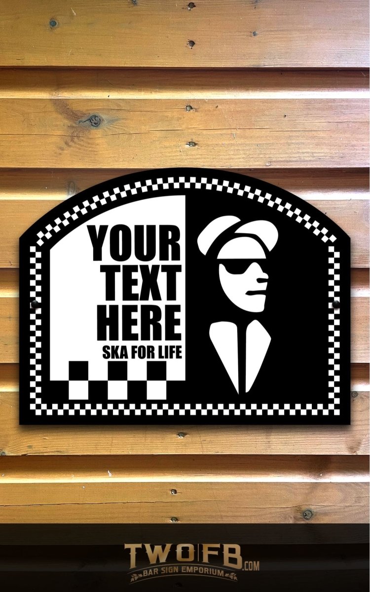 The Rude Boys Return Personalised Bar Sign Custom Signs from Twofb.com posh pub sign