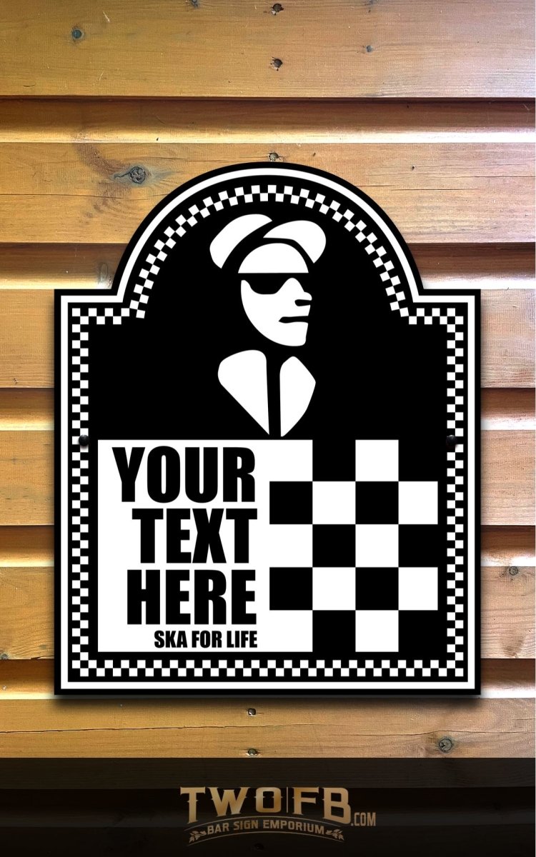 The Rude Boys Return Personalised Bar Sign Custom Signs from Twofb.com Hanging pub sign
