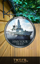 Load image into Gallery viewer, The Sailors Arms Personalised Home Bar Sign Custom Signs from Twofb.com signs for home bars
