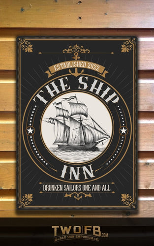 Ship Inn | Budget Bar Sign | Home Pub Sign
