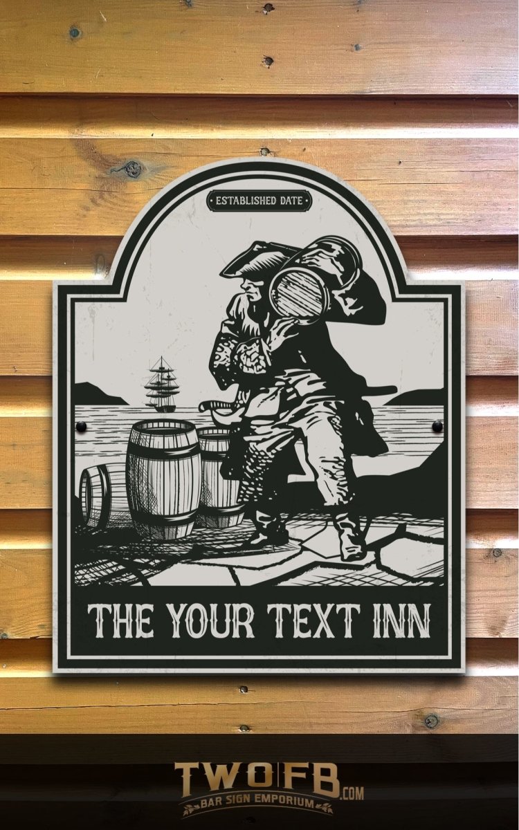 Smugglers Inn | Personalised Bar Sign | Pirate Pub Sign – Two Fat ...