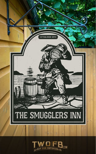 Smugglers Inn | Personalised Bar Sign | Pirate Pub Sign