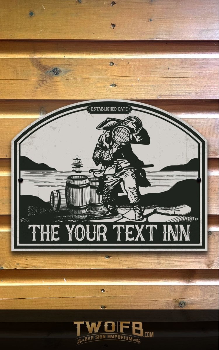 The Smugglers Inn Personalised Bar Sign Custom Signs from Twofb.com Home bar signs UK
