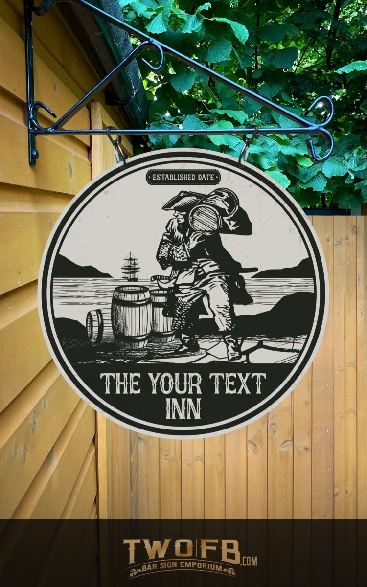 Smugglers Inn | Personalised Bar Sign | Pirate Pub Sign – Two Fat ...