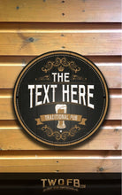 Load image into Gallery viewer, The Staying Inn Personalised Bar Sign Custom Signs from Twofb.com Pub sign makers
