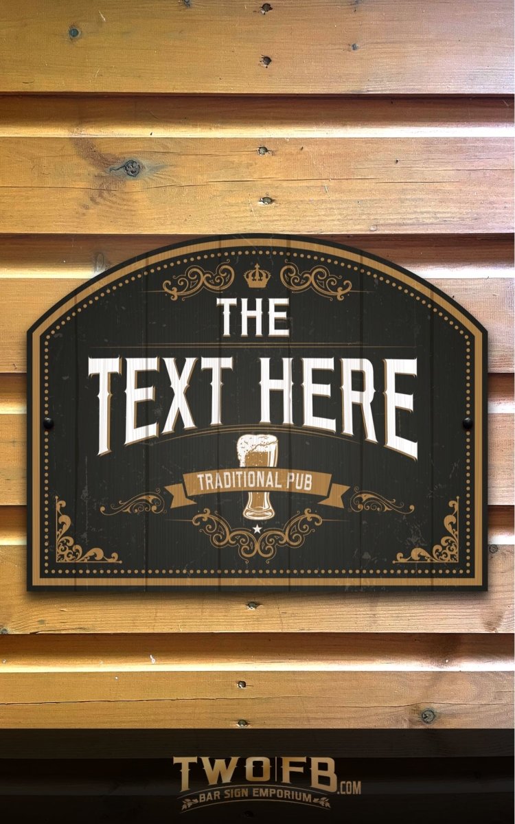 The Staying Inn Personalised Bar Sign Custom Signs from Twofb.com Pub sign design